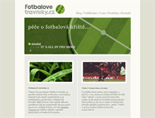 Tablet Screenshot of fotbalovetravniky.cz